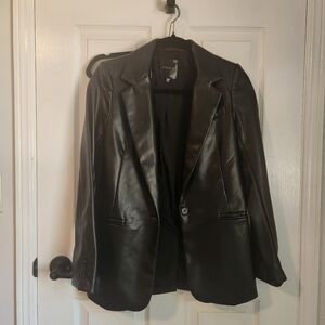 Dynamite Leather Blazer
